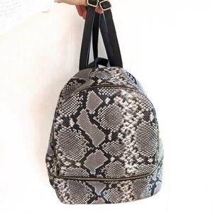 Mossimo Supply Co. Gray Snakeskin Backpack